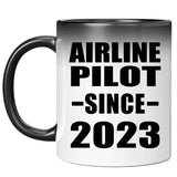 Airline Pilot Since 2023 - 11oz Color Changing Mug