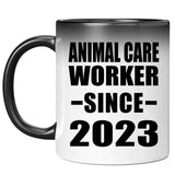 Animal Care Worker Since 2023 - 11oz Color Changing Mug