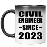 Civil Engineer Since 2023 - 11oz Color Changing Mug