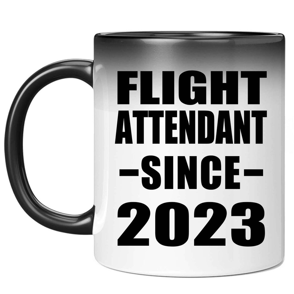 Flight Attendant Since 2023 - 11oz Color Changing Mug