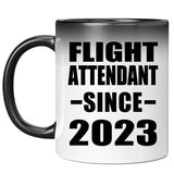 Flight Attendant Since 2023 - 11oz Color Changing Mug