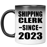 Shipping Clerk Since 2023 - 11oz Color Changing Mug