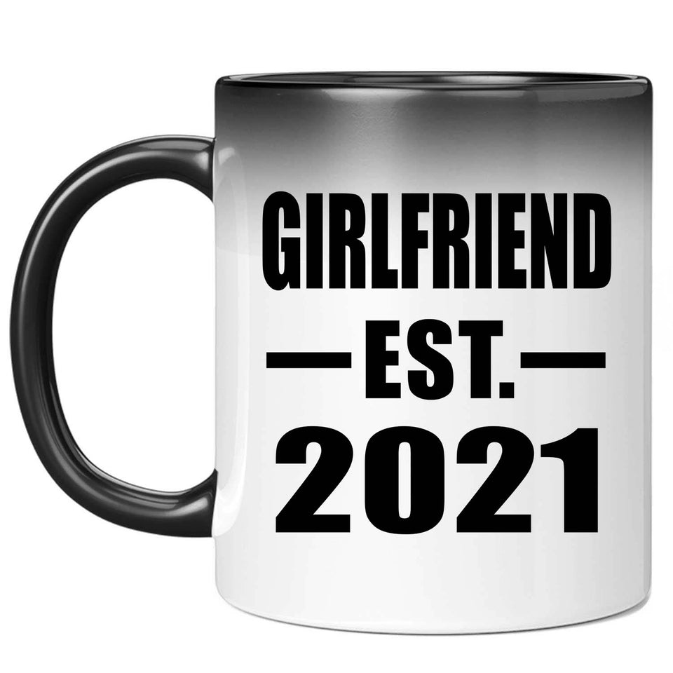 Girlfriend Established EST. 2021 - 11oz Color Changing Mug