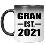 Gran Established EST. 2021 - 11oz Color Changing Mug