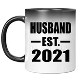 Husband Established EST. 2021 - 11oz Color Changing Mug