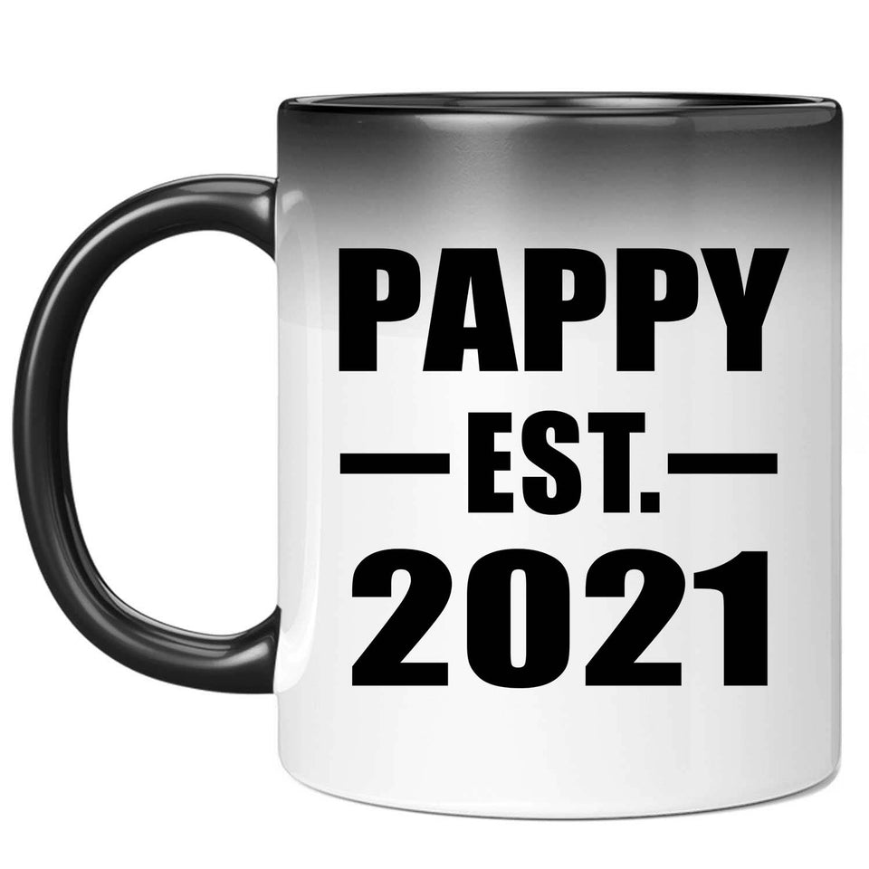 Pappy Established EST. 2021 - 11oz Color Changing Mug