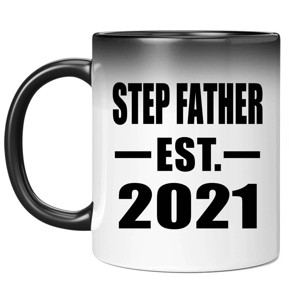 Step Father Established EST. 2021 - 11oz Color Changing Mug