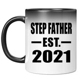 Step Father Established EST. 2021 - 11oz Color Changing Mug