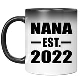 Nana Established EST. 2022 - 11oz Color Changing Mug