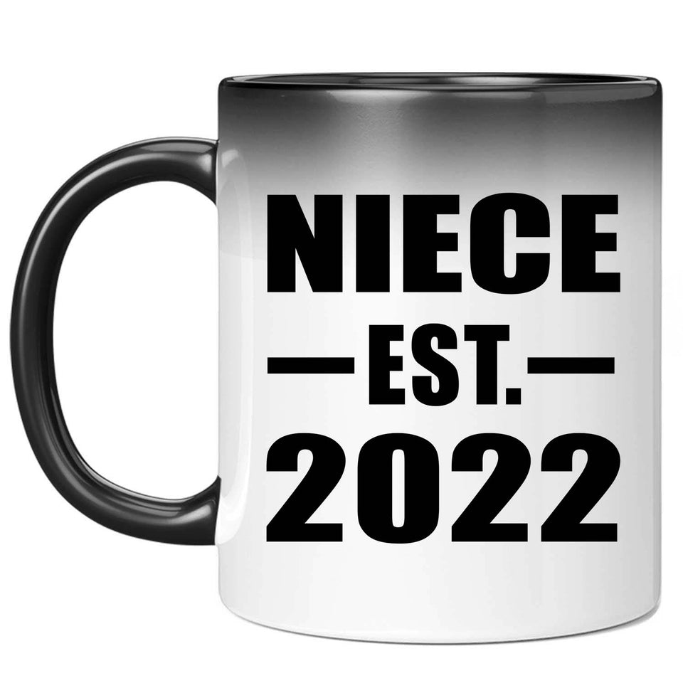 Niece Established EST. 2022 - 11oz Color Changing Mug