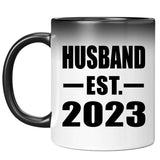 Husband Established EST. 2023 - 11oz Color Changing Mug