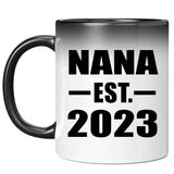 Nana Established EST. 2023 - 11oz Color Changing Mug