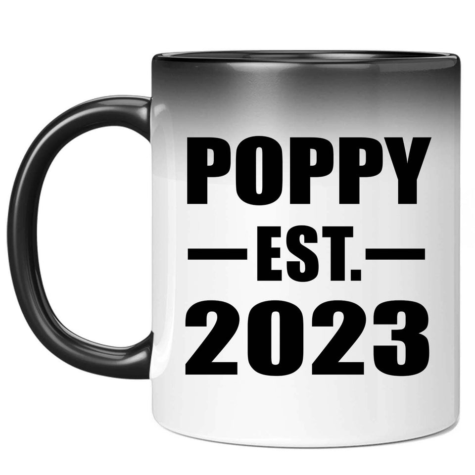 Poppy Established EST. 2023 - 11oz Color Changing Mug