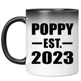 Poppy Established EST. 2023 - 11oz Color Changing Mug
