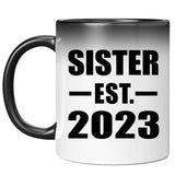 Sister Established EST. 2023 - 11oz Color Changing Mug