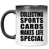 Collecting Sports Cards Makes Life Special - 11oz Color Changing Mug