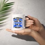 The Smallest Hands Make The Biggest Mark On Dad's Heart - 11 Oz Color Changing Mug