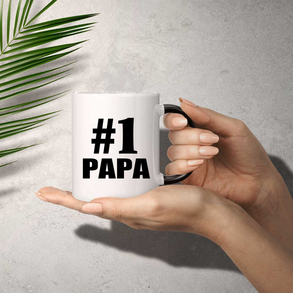 Number One #1 Papa (Grandpa) - 11 Oz Color Changing Mug