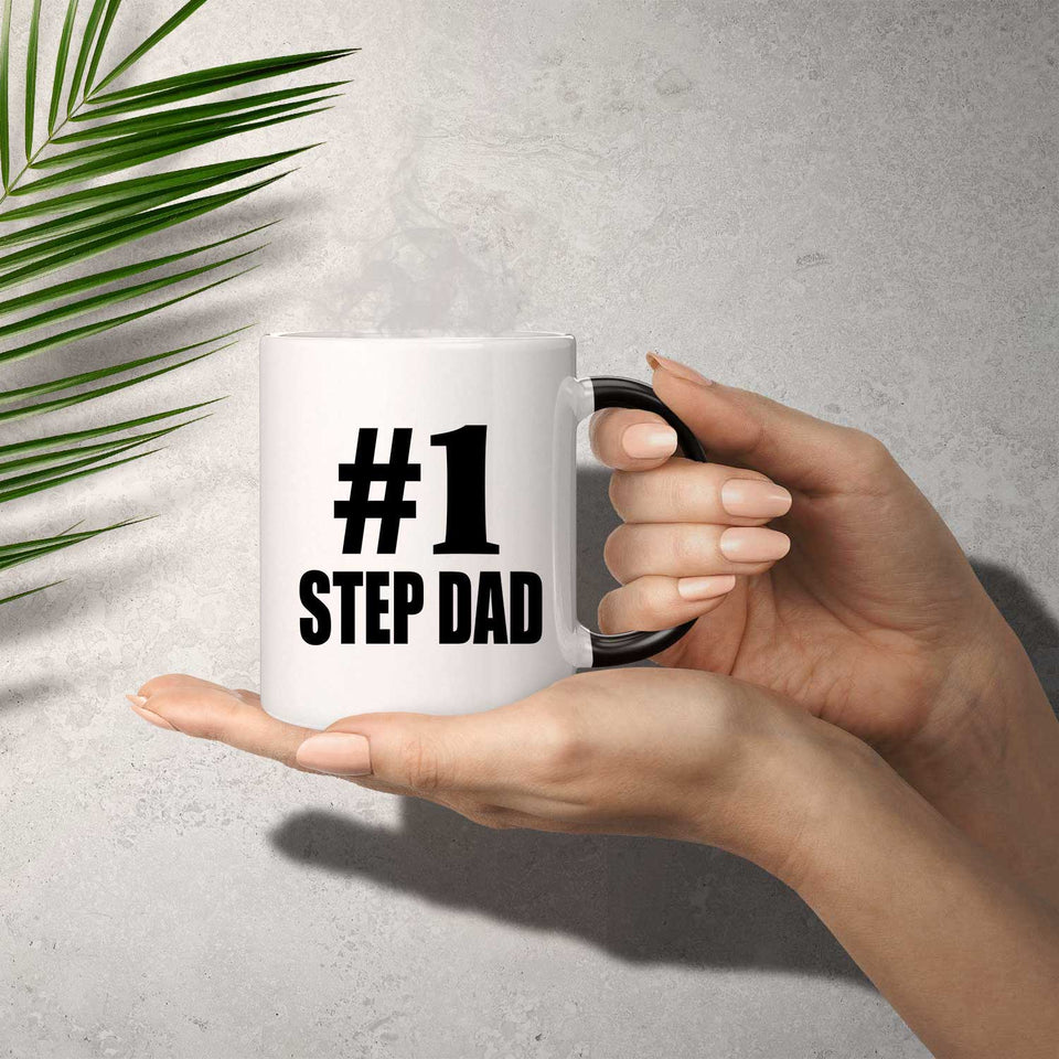 Number One #1 Step Dad - 11 Oz Color Changing Mug