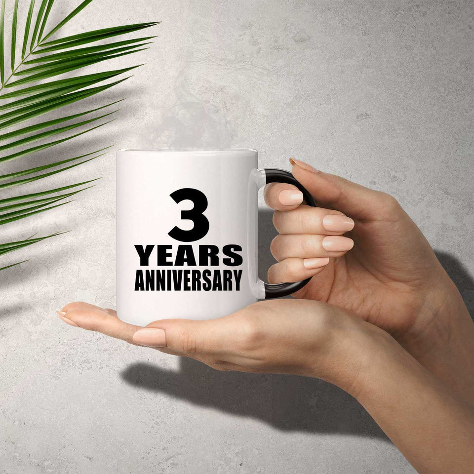 3rd Anniversary 3 Years - 11 Oz Color Changing Mug