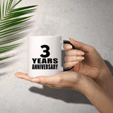 3rd Anniversary 3 Years - 11 Oz Color Changing Mug