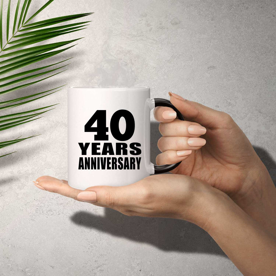 40th Anniversary 40 Years - 11 Oz Color Changing Mug