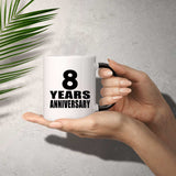 8th Anniversary 8 Years - 11 Oz Color Changing Mug