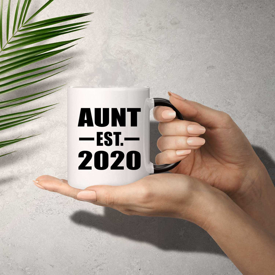Aunt Established EST. 2020 - 11oz Color Changing Mug