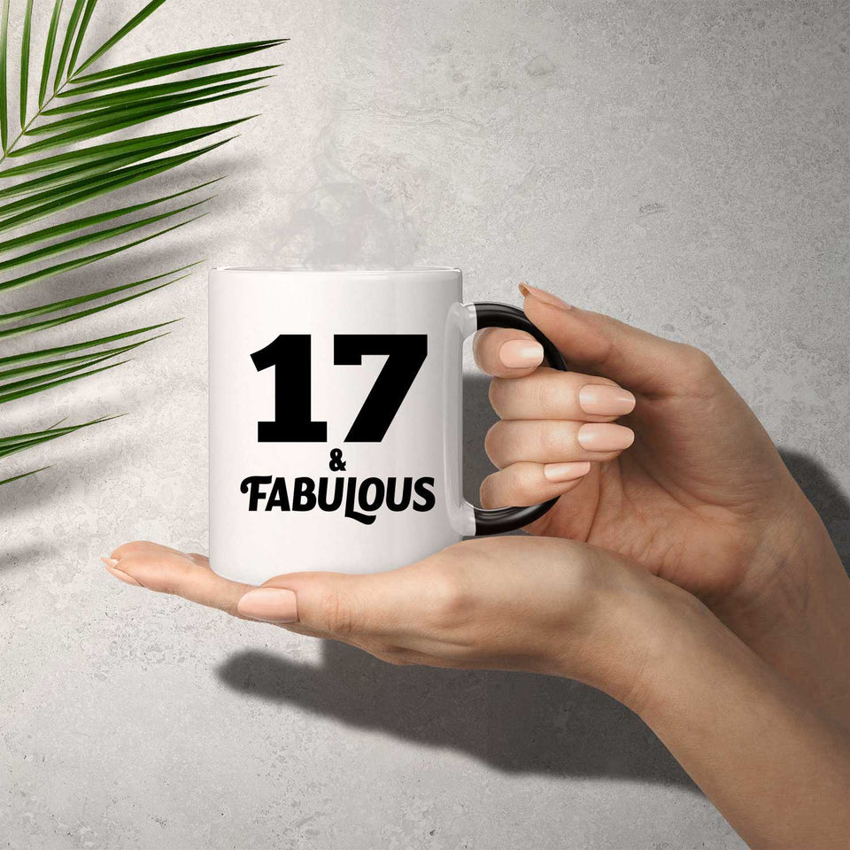 17th Birthday 17 & Fabulous - 11oz Color Changing Mug