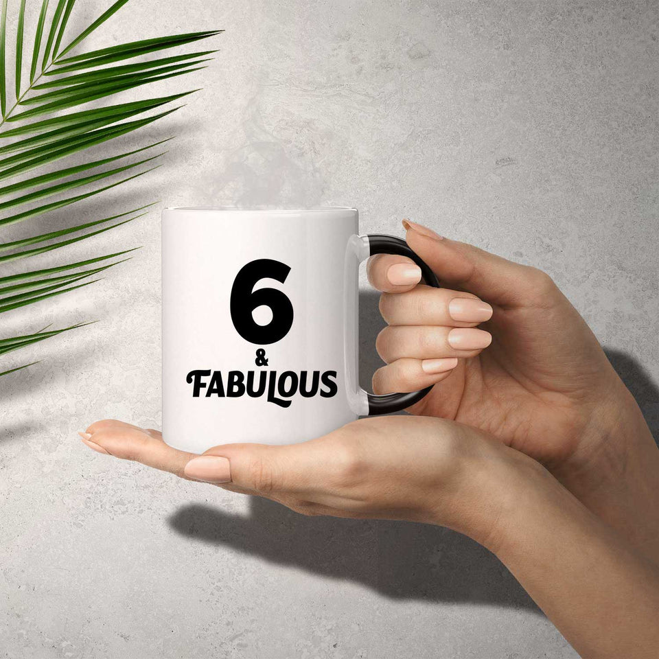 6th Birthday 6 & Fabulous - 11oz Color Changing Mug
