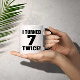 14th Birthday I Turned 7 Twice - 11oz Color Changing Mug