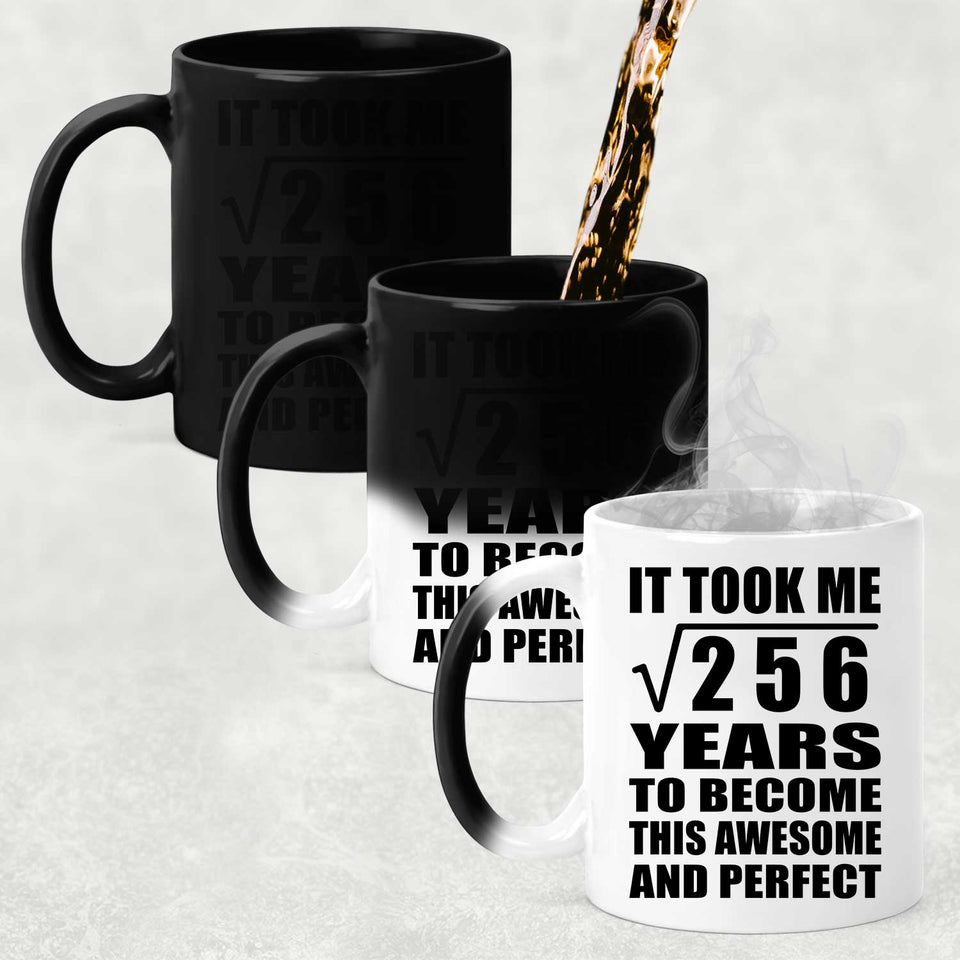 16th Birthday Took Square Root of 256 Years To Awesome - 11oz Color Changing Mug