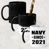 Navy Since 2021 - 11oz Color Changing Mug