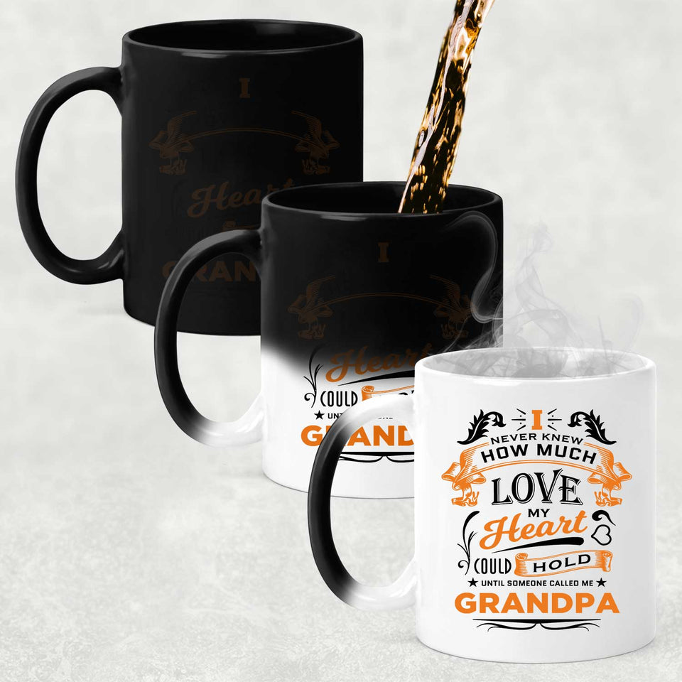How Much Love Could Hold Until Called Me Grandpa - 11 Oz Color Changing Mug