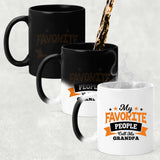 My Favorite People Call Me Grandpa - 11 Oz Color Changing Mug