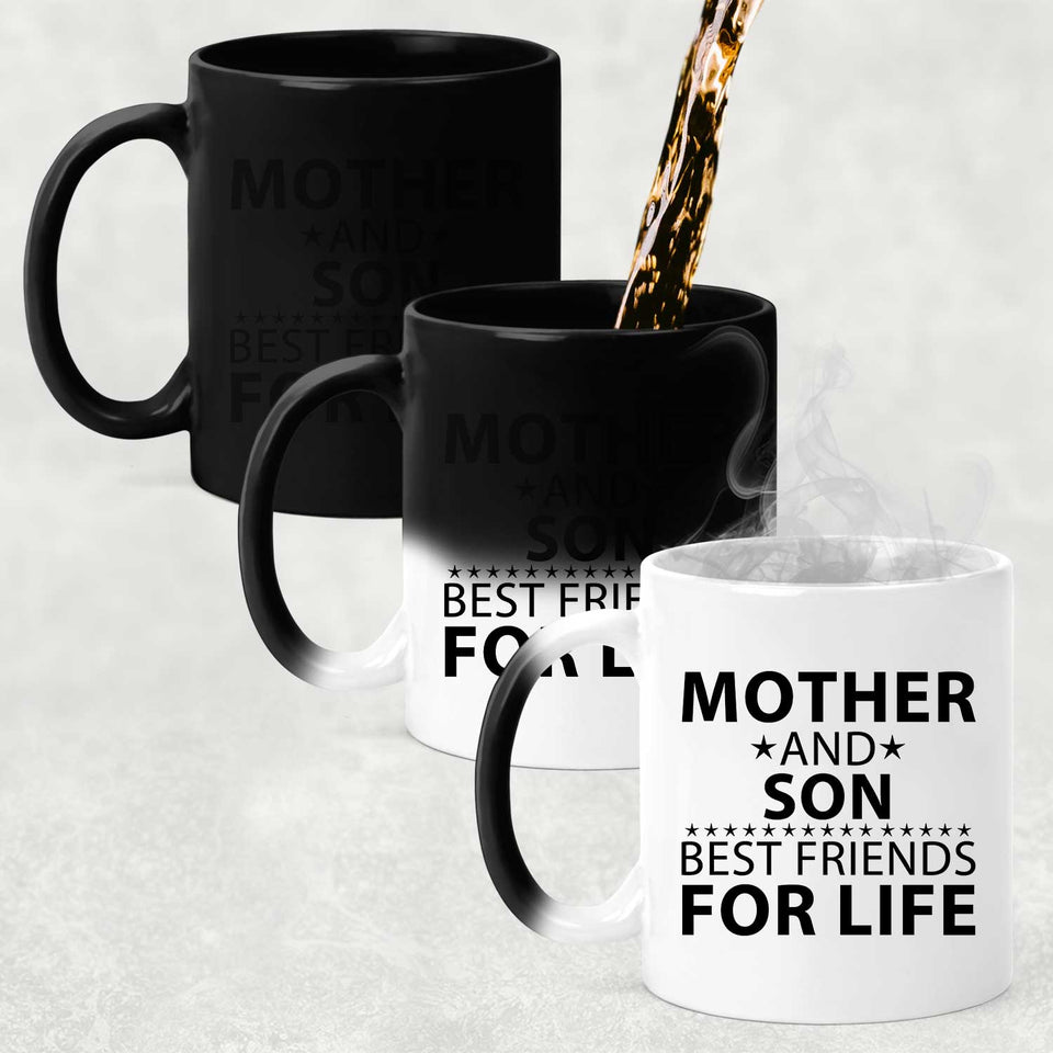 Mother and Son, Best Friends For Life - 11 Oz Color Changing Mug