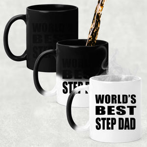 World's Best Step Dad - 11 Oz Color Changing Mug