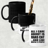 All I Care About Is Raas Cat - 11 Oz Color Changing Mug