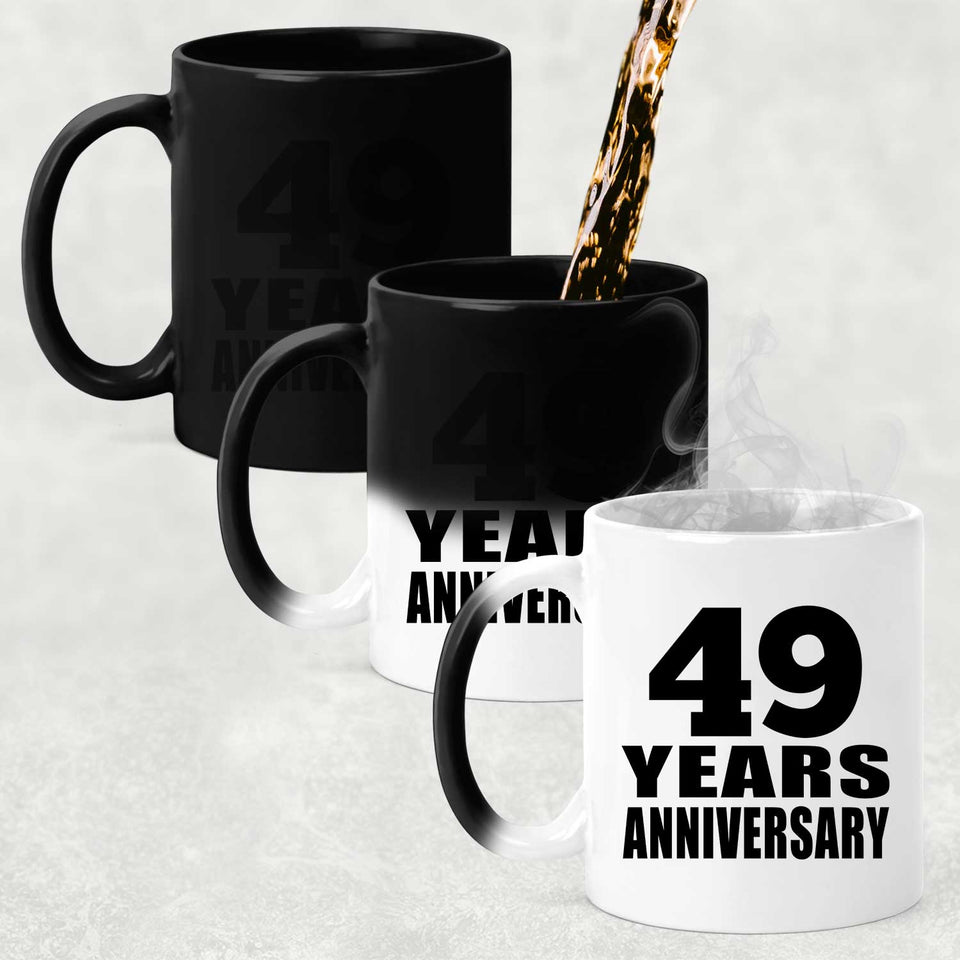 49th Anniversary 49 Years - 11 Oz Color Changing Mug
