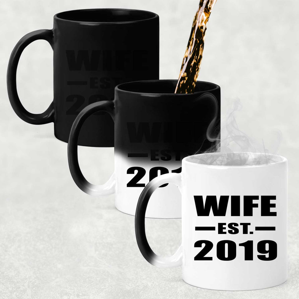 Wife Established EST. 2019 - 11oz Color Changing Mug