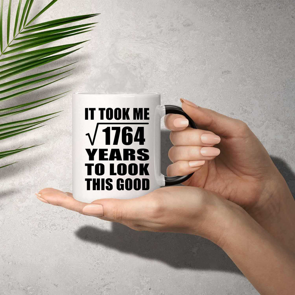 42nd Birthday Took Square Root of 1764 Years To Look Good - 11oz Color Changing Mug