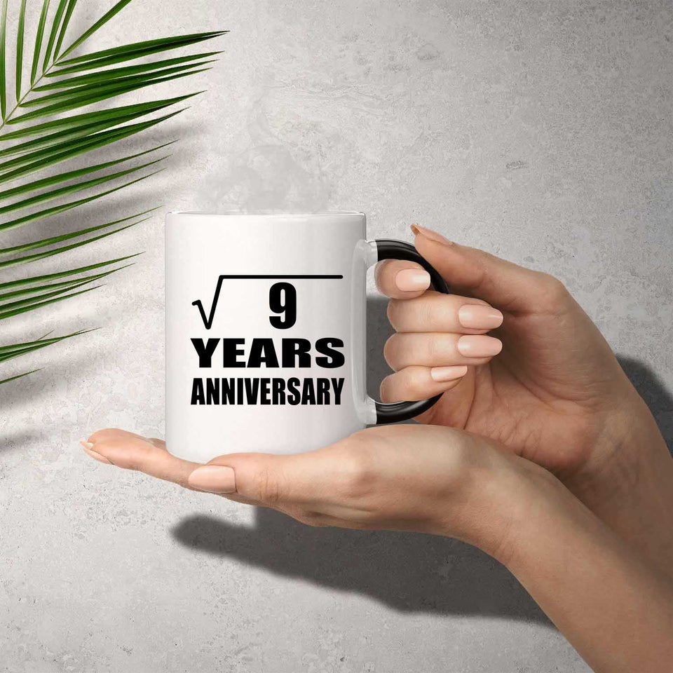 3rd Anniversary Square Root of 9 Years Anniversary - 11oz Color Changing Mug