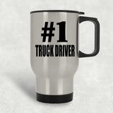 Number One #1 Truck Driver - Silver Travel Mug