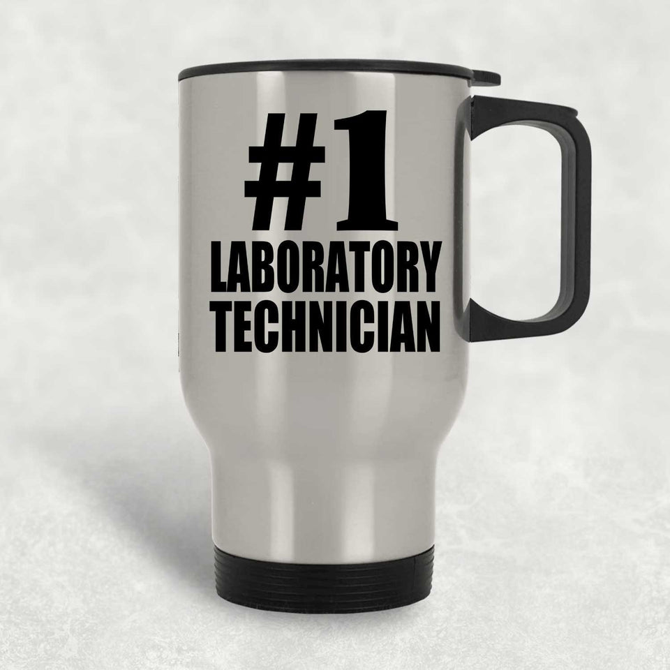 Number One #1 Laboratory Technician - Silver Travel Mug