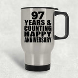 Happy 97th Anniversary 97 Years & Counting - Silver Travel Mug
