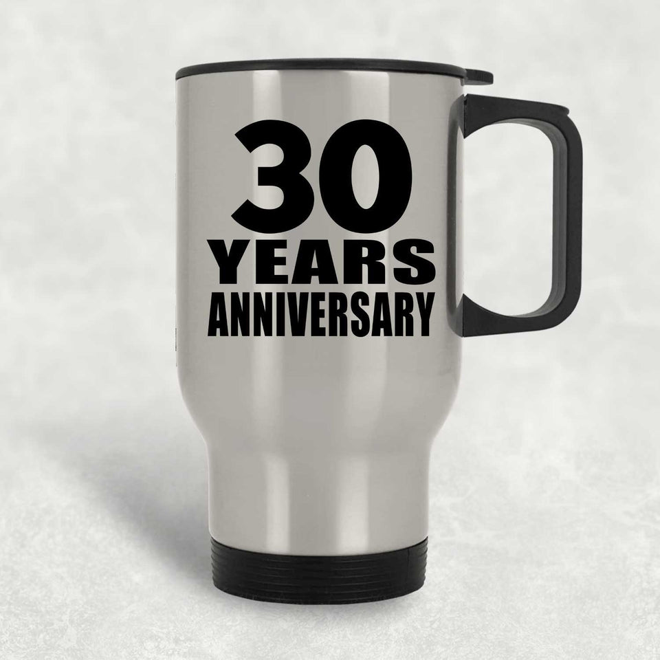 30th Anniversary 30 Years - Silver Travel Mug