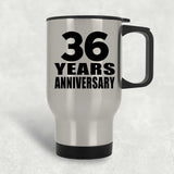 36th Anniversary 36 Years - Silver Travel Mug