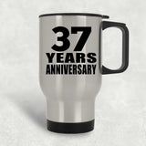 37th Anniversary 37 Years - Silver Travel Mug