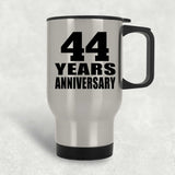 44th Anniversary 44 Years - Silver Travel Mug