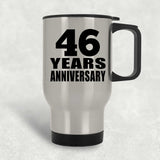 46th Anniversary 46 Years - Silver Travel Mug